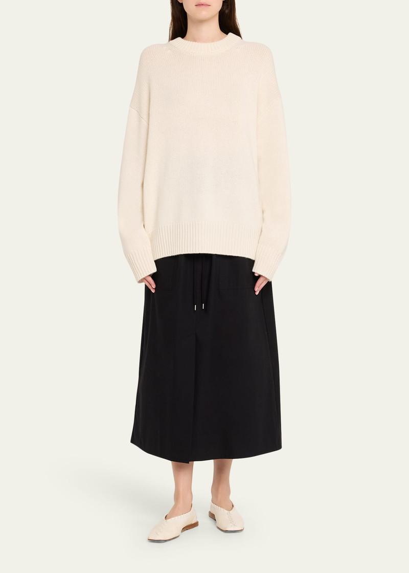 LISA YANG Renske Cashmere Drop-Shoulder Sweater outlook