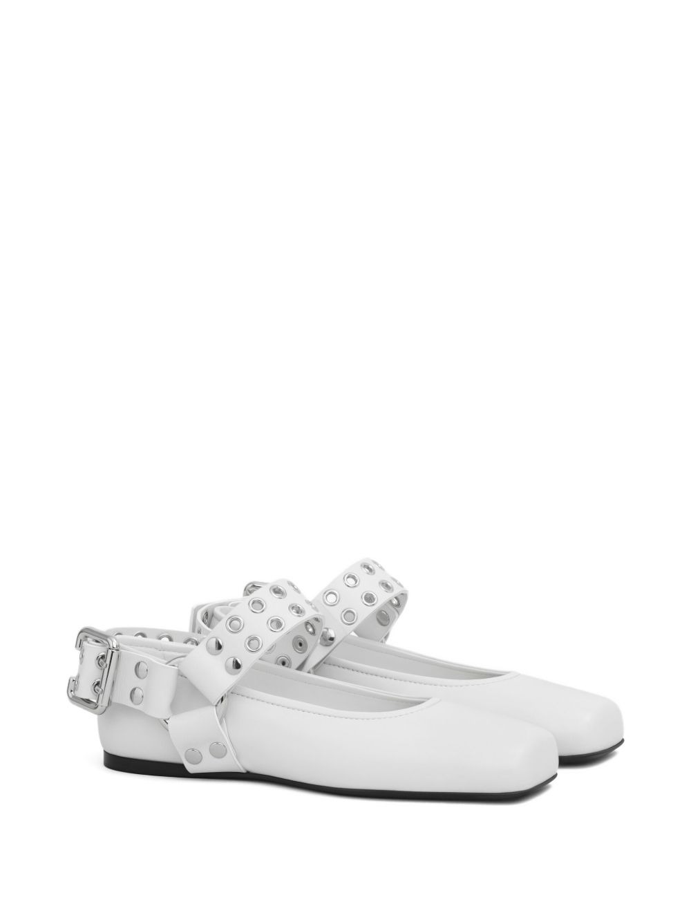 Biker ballet flats - 2