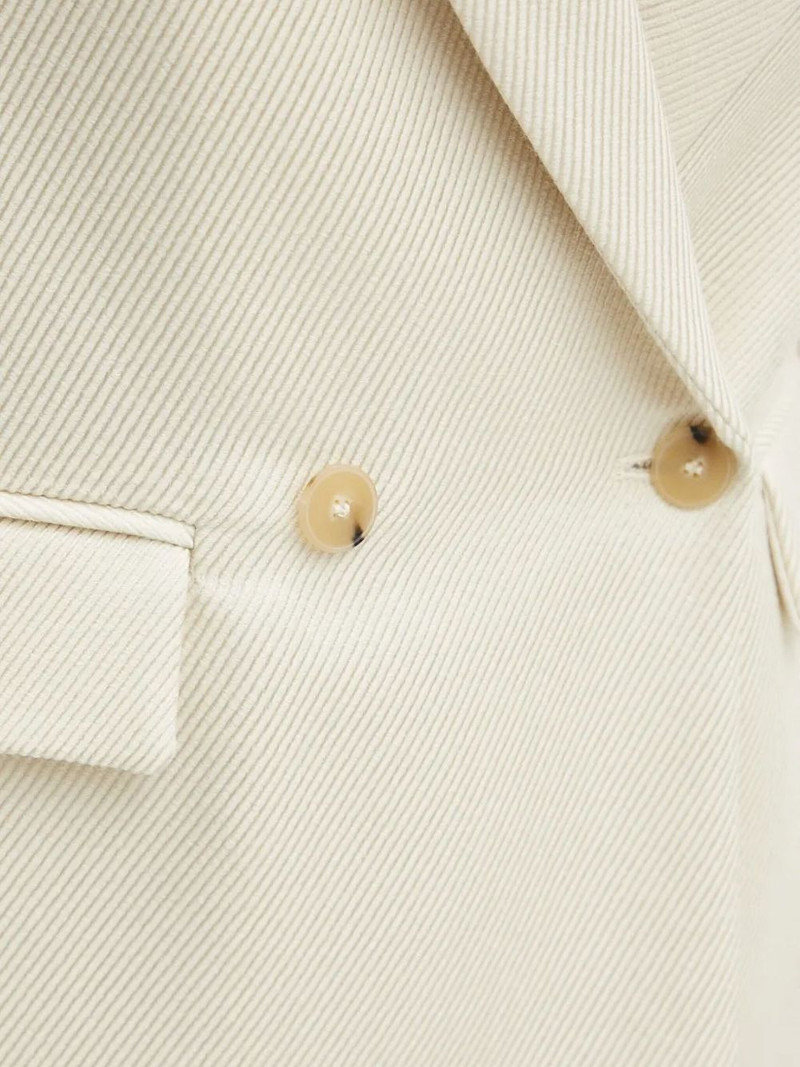 double-breasted twill blazer 5