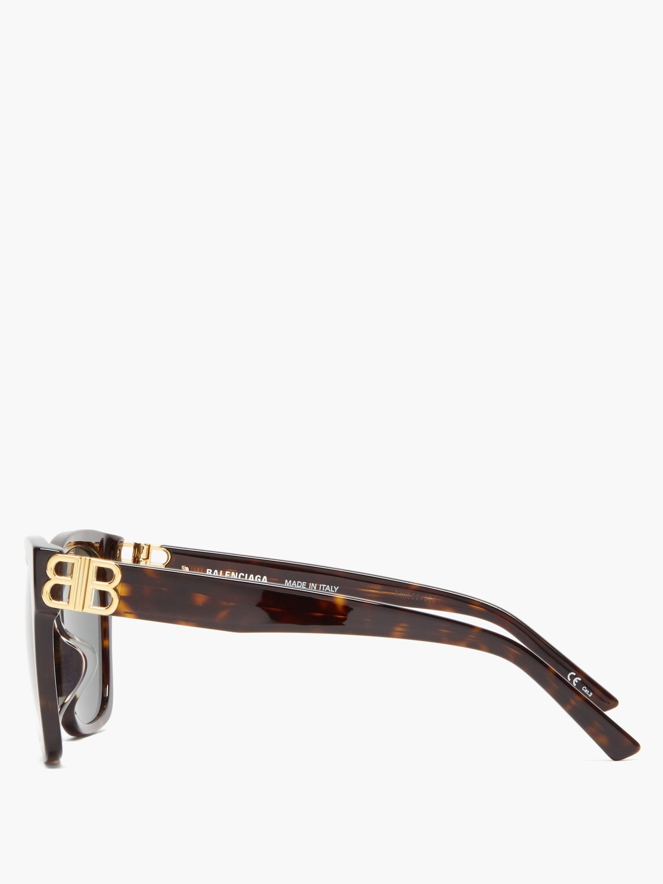 Square tortoiseshell-acetate sunglasses - 5