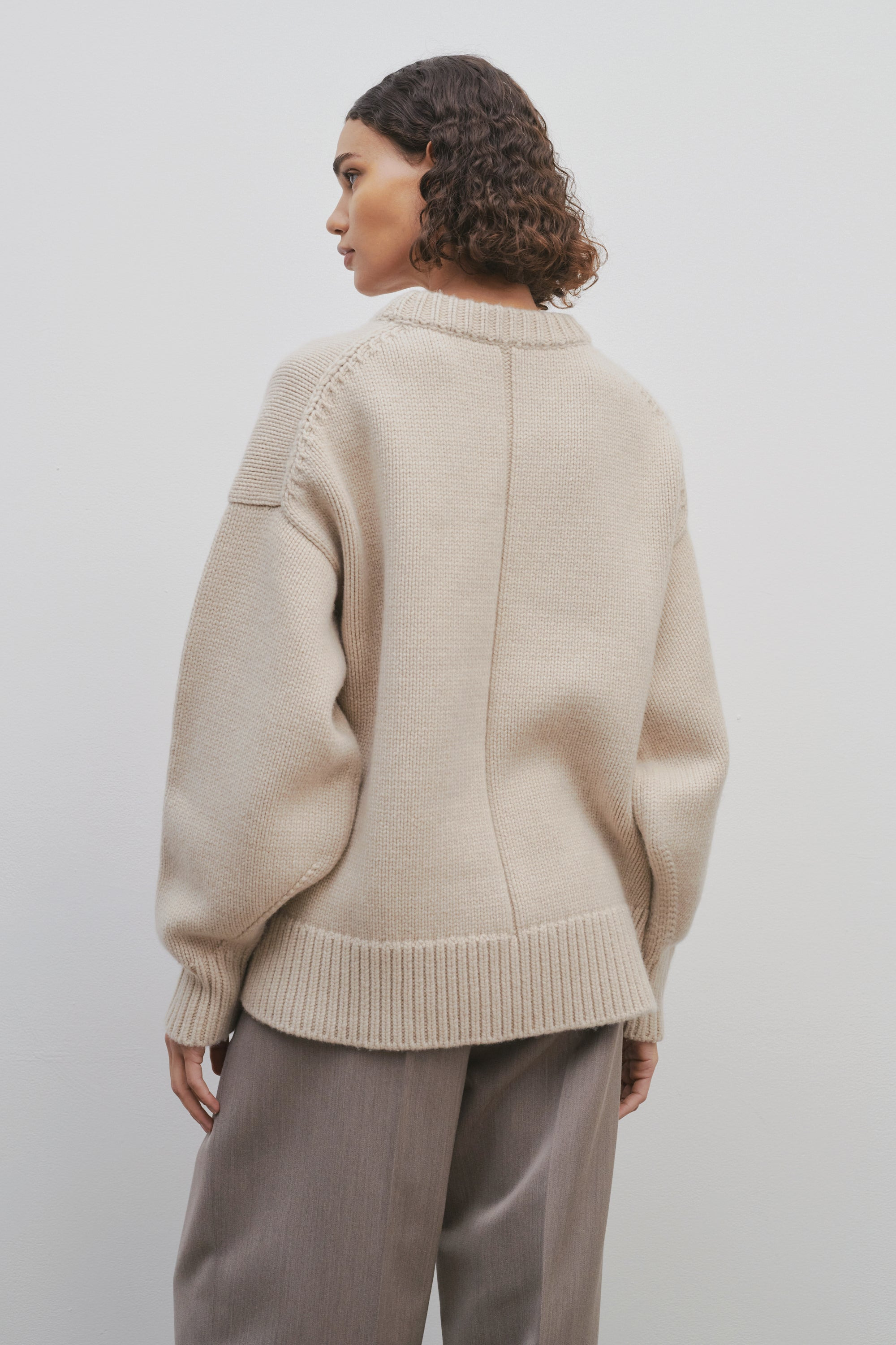 Ophelia Top in Wool and Cashmere - 5