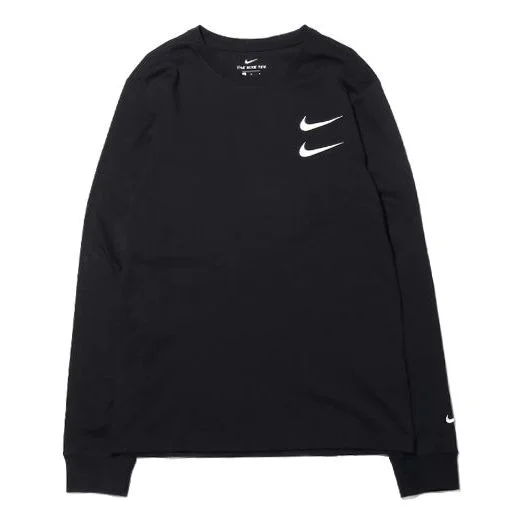 Nike Casual Sports Round Neck Long Sleeves Black CK2260-010 - 1