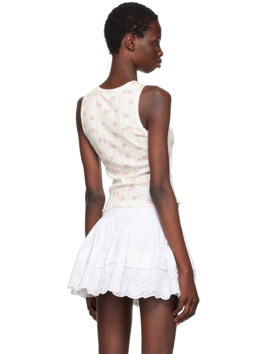 SSENSE Exclusive White Clipper Tank Top - 3