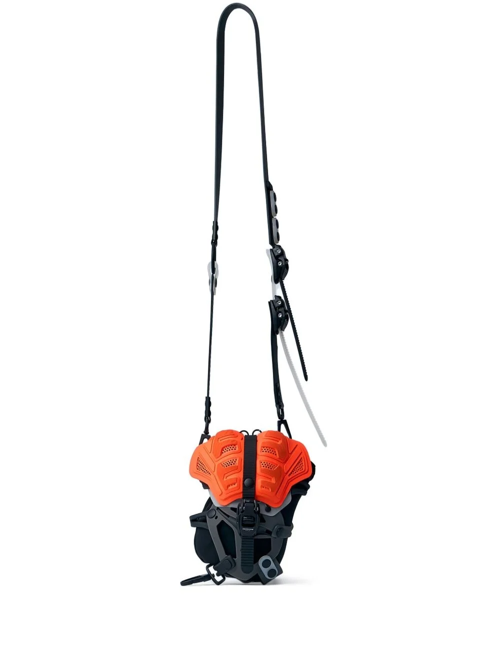 logo-print messenger bag - 1