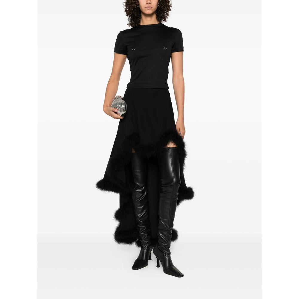 Mugler Black Skirts - Asymmetric & Draped Skirts Women - 4