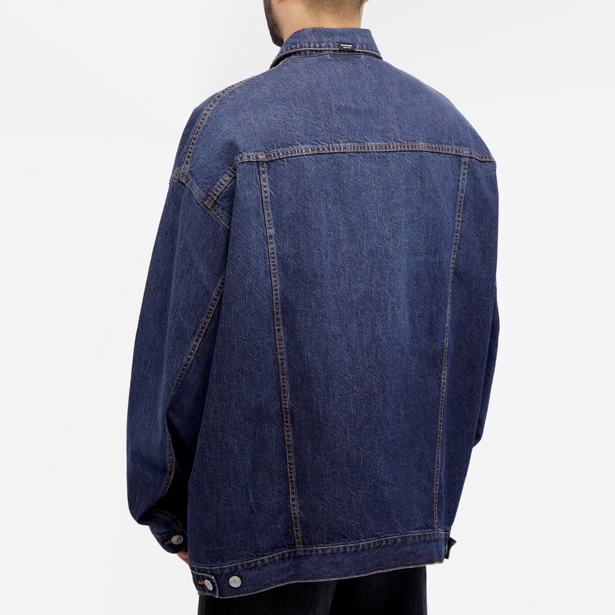 Balenciaga Oversized Japanese Denim Jacket - 3