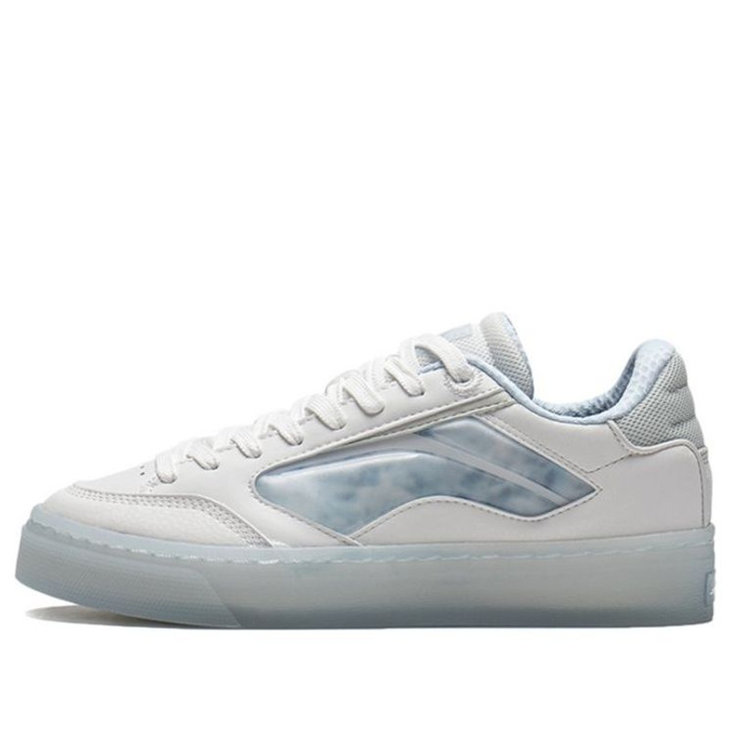 (WMNS) Li-Ning 180 Low Cozy Skateboarding Shoes Frost White AECS018-1 - 1