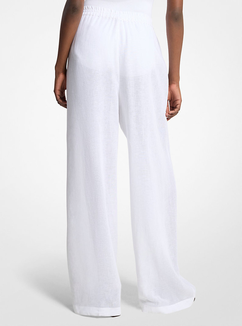 MICHAEL KORS COLLECTION Linen Gauze Pajama Pants outlook