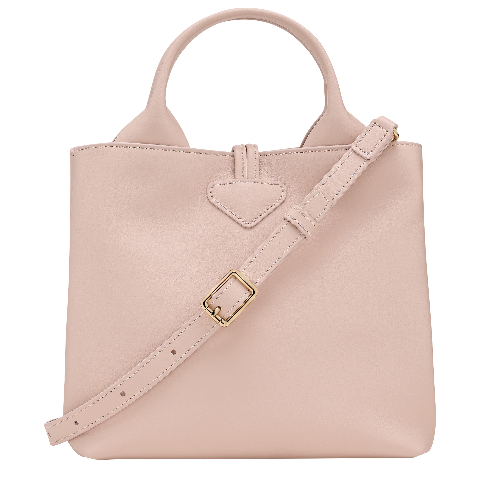 Le Roseau S Handbag Petal Pink - Leather - 4