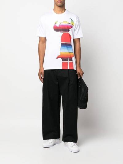 Junya Watanabe MAN graphic-print crewneck T-shirt outlook