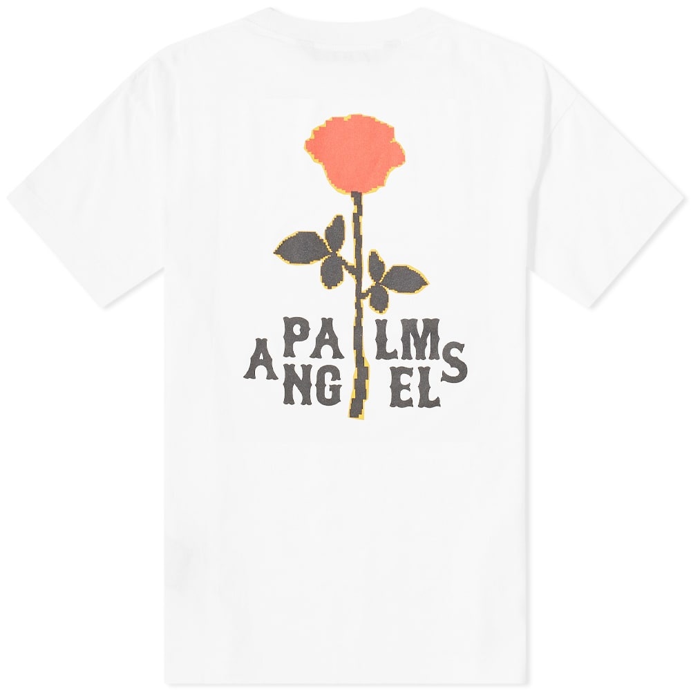 Palm Angels Rose Back Print Tee - 2