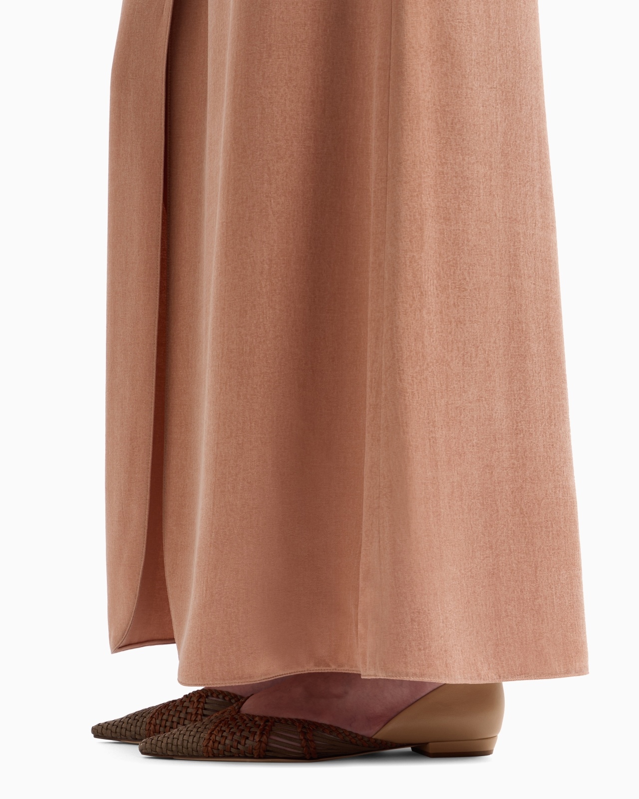 VISCOSE AND CUPRO LONG SKIRT - 5
