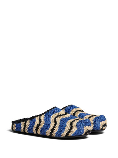 Marni Fussbet Sabot round-toe loafers outlook