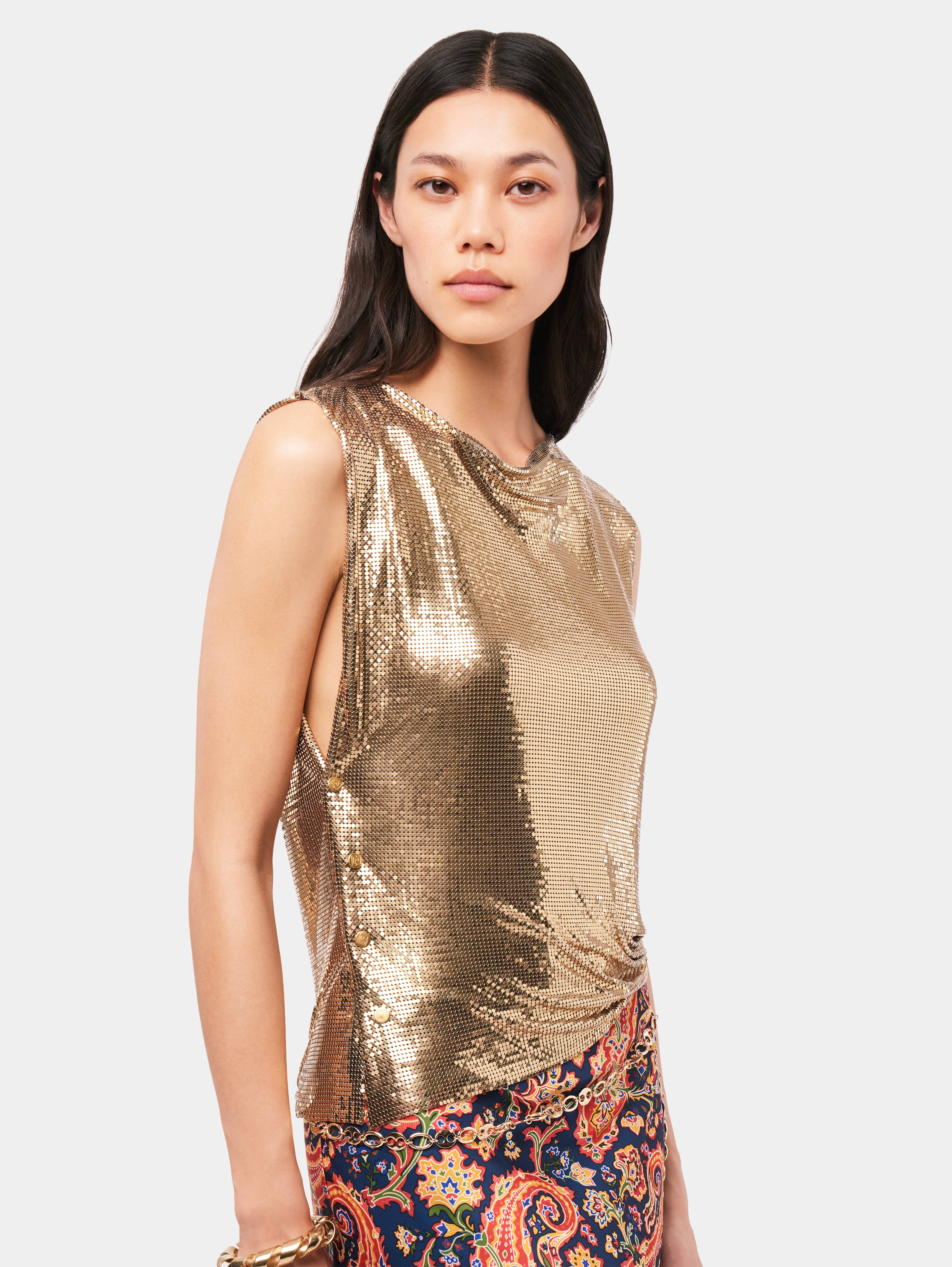 GOLD CHAINMAIL TOP - 2
