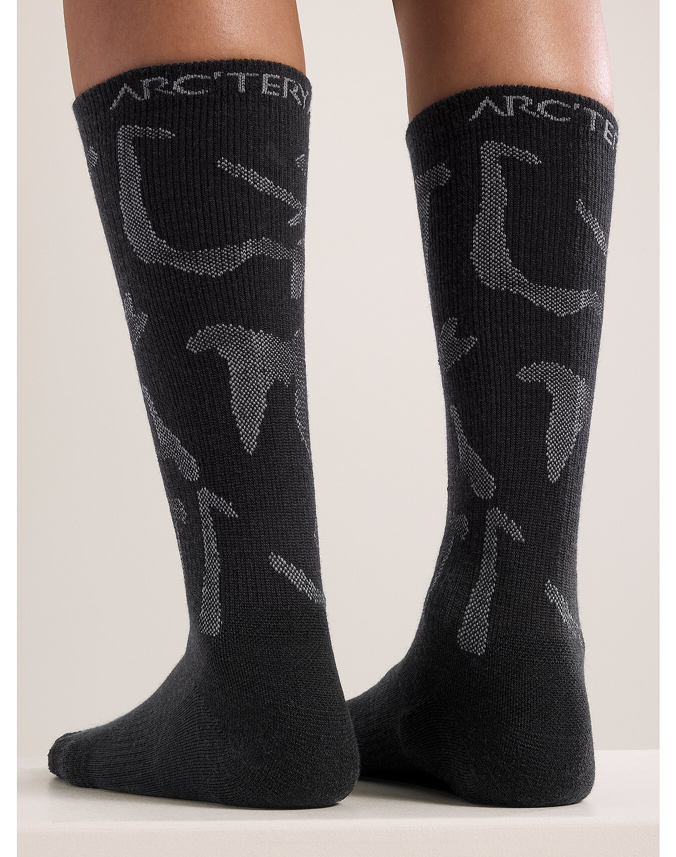 Arc'teryx Merino Wool Grotto Mid Sock | REVERSIBLE