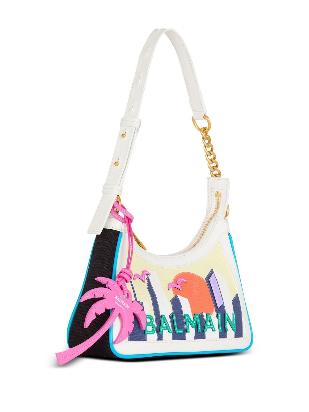 B-Army Postcard-print shoulder bag - 7