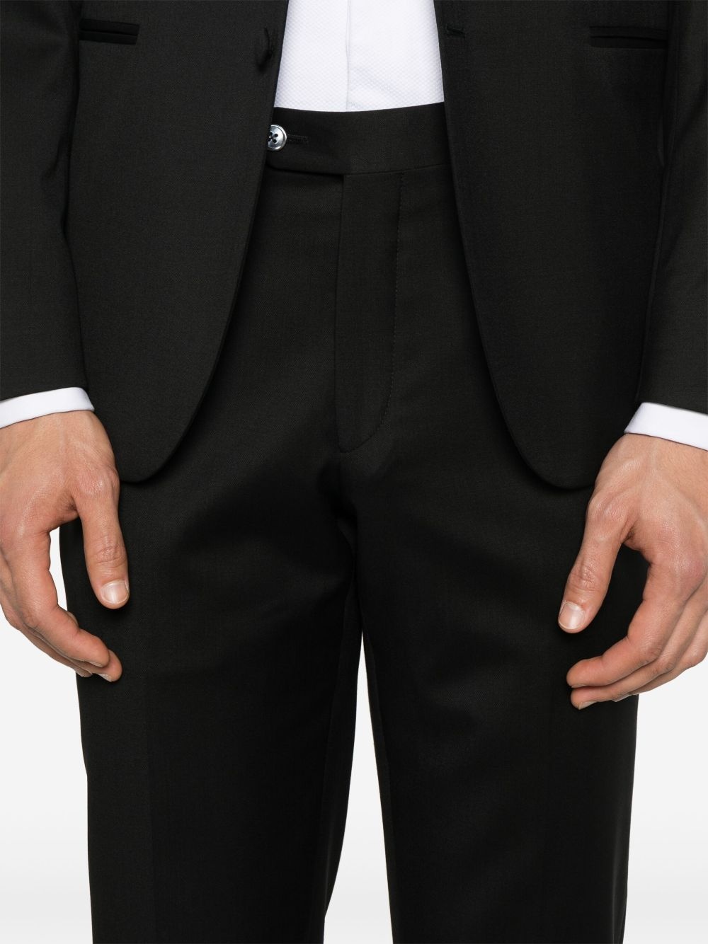 crystal-embellished dinner suit - 5