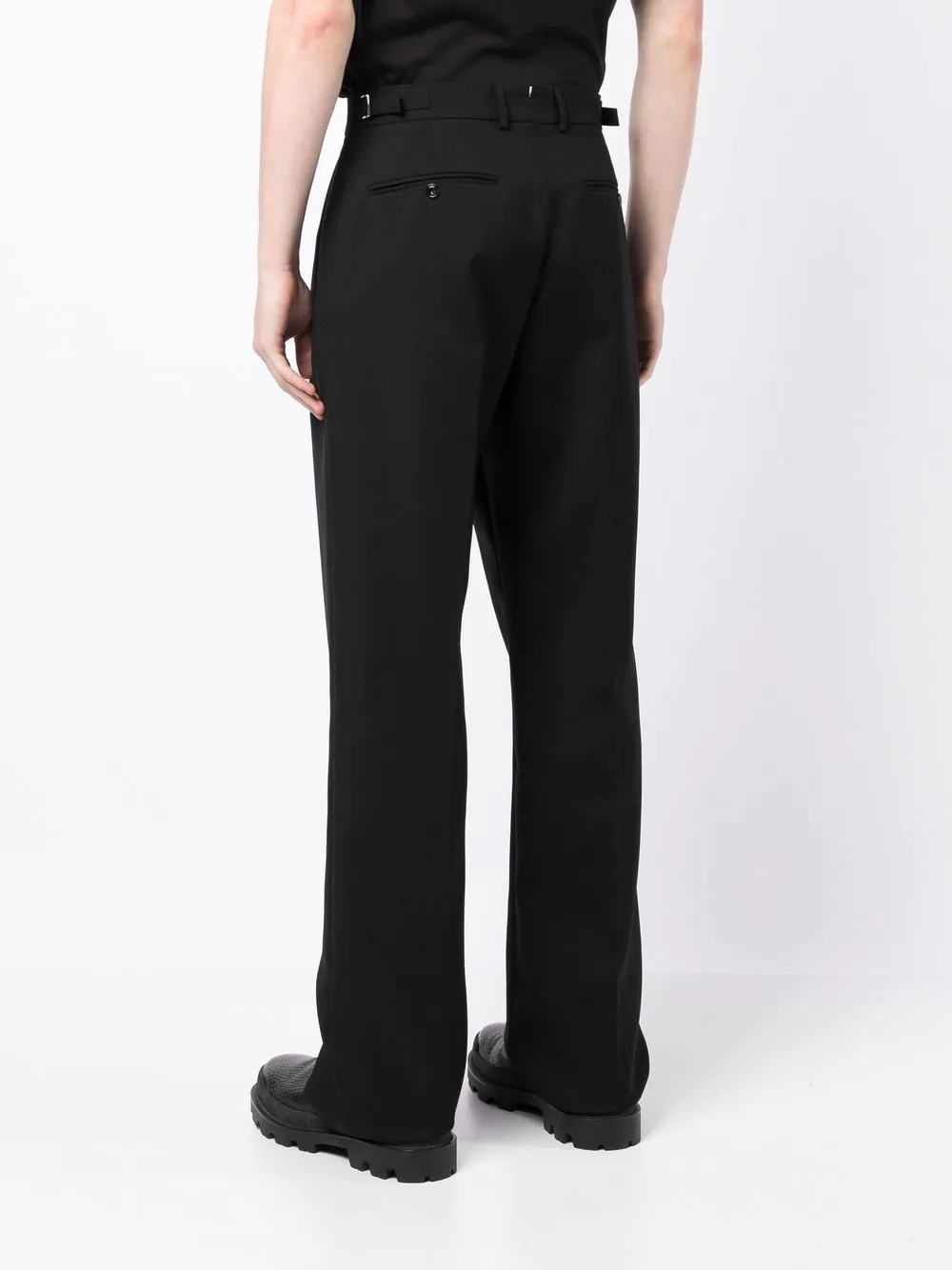 wool tailored trousers - 4