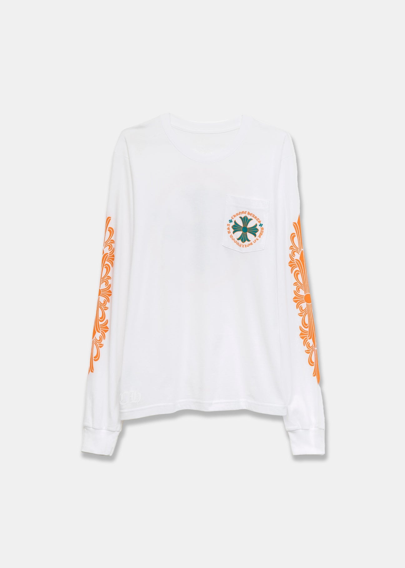 Chrome Hearts Miami White Aqua Orange Basel Longsleeve - 1