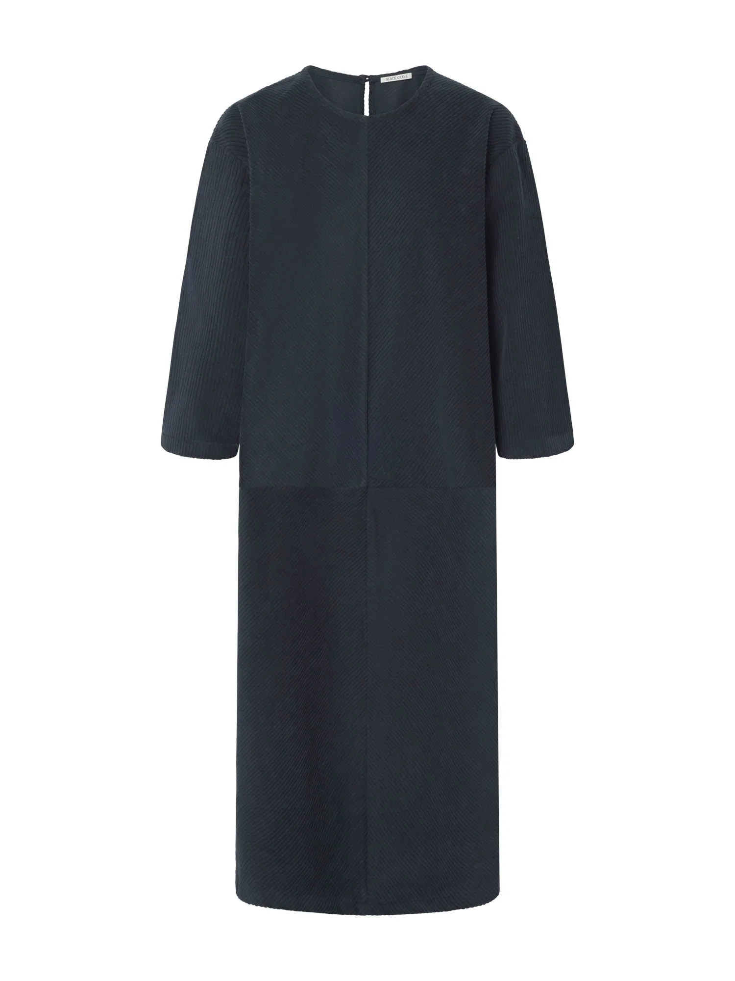 CORDUROY RADIANT DRESS - GREY NAVY - 1
