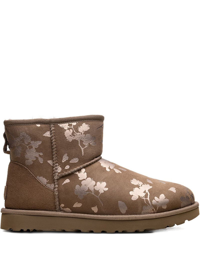 Classic Mini floral-pattern ankle boots 1