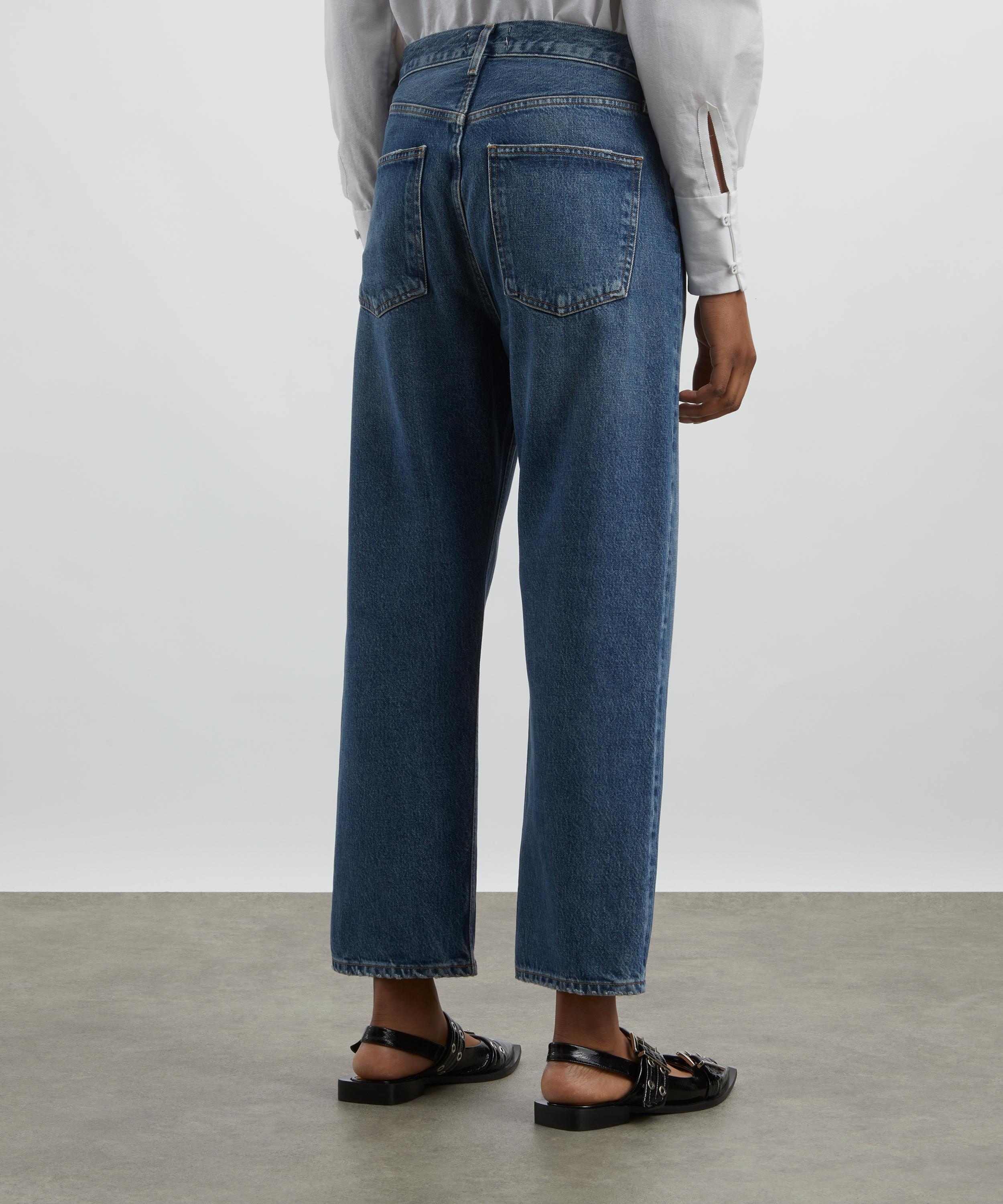 90s Crop Mid-Rise Straight Jeans in Essence - 4