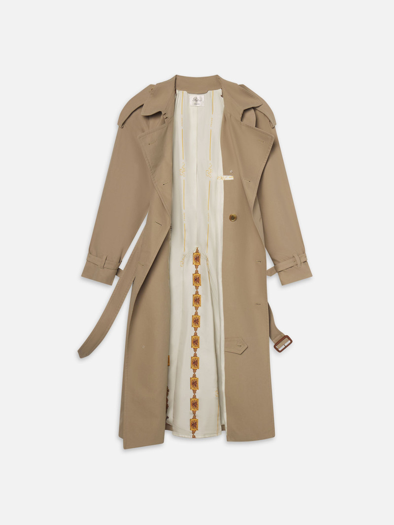 Ritz Classic Trench in Warm Taupe 6