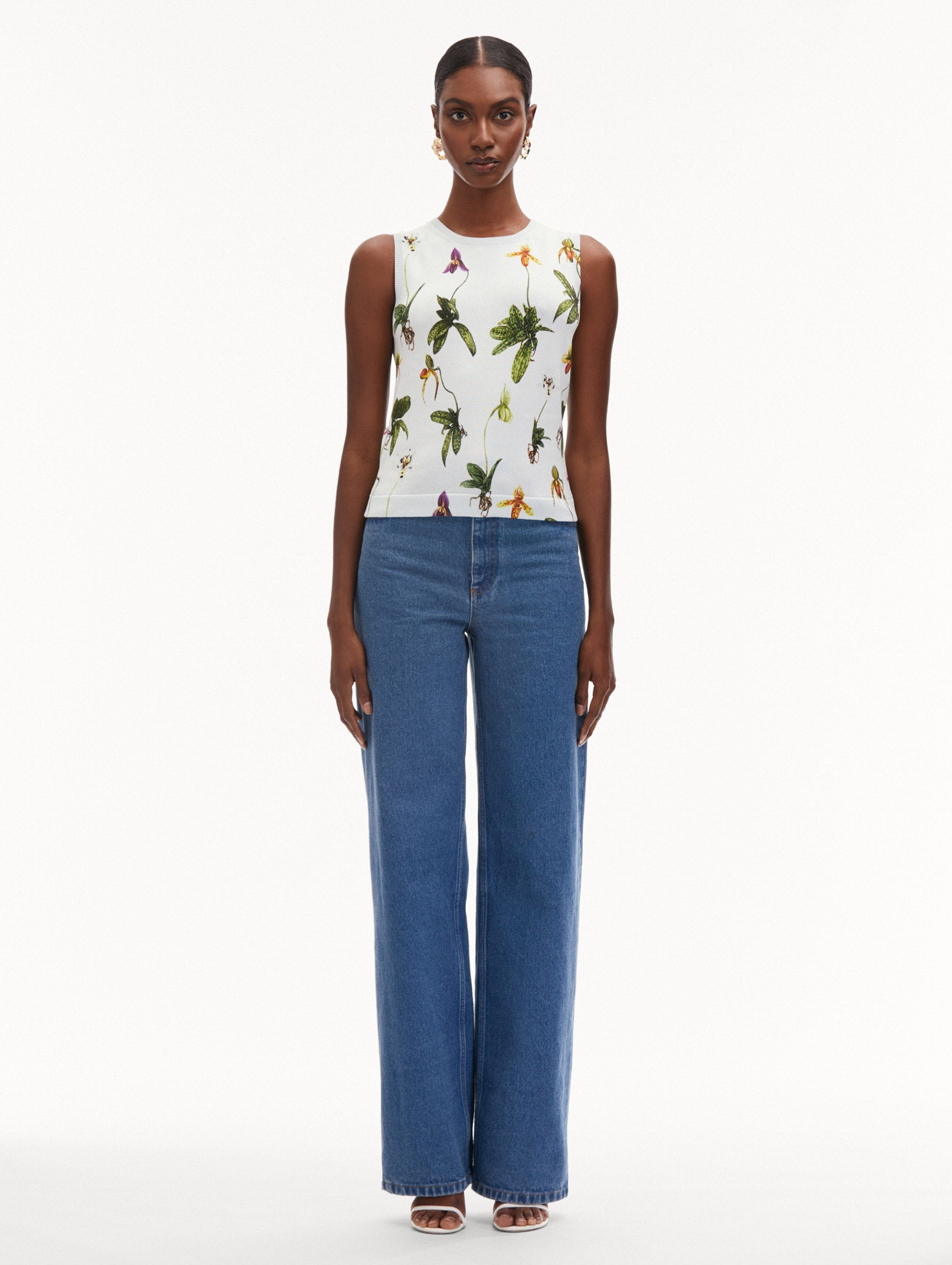 ORCHID PRINTED TANK - 3