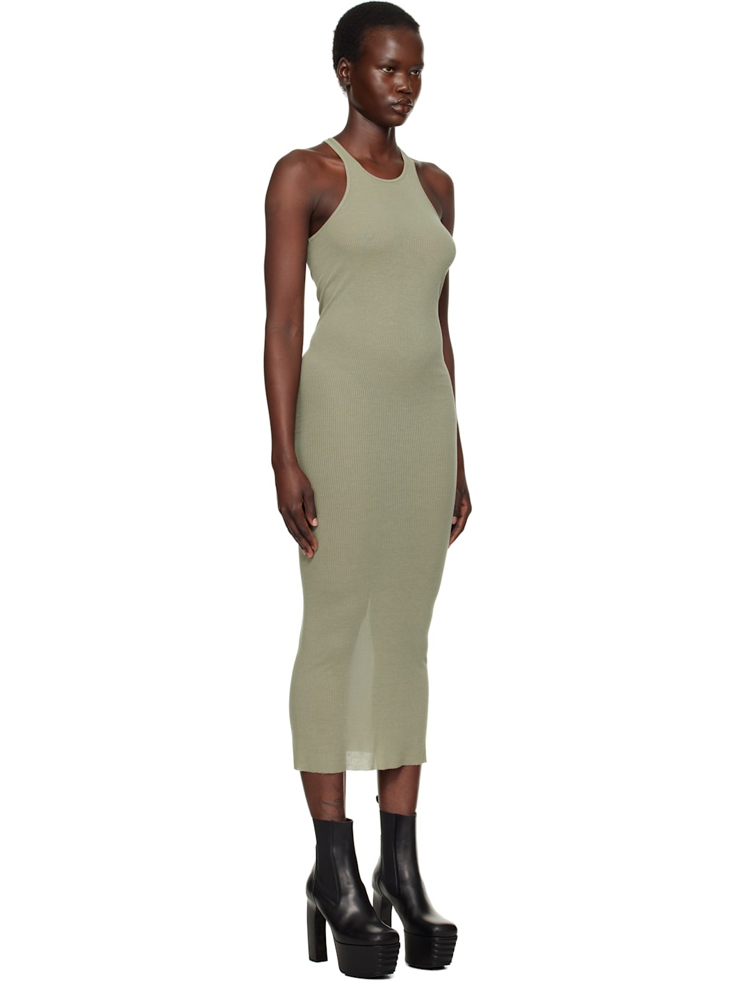 Green Hollywood Tank Midi Dress - 2