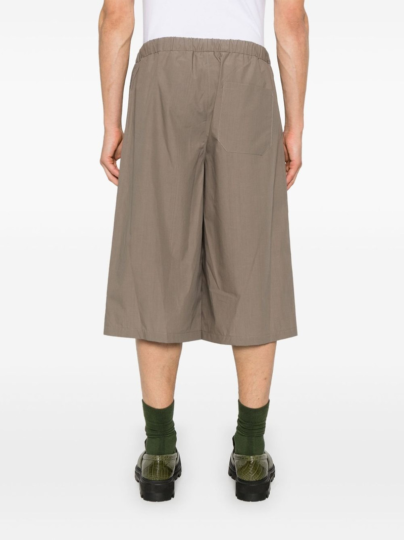 waxed poplin shorts 4
