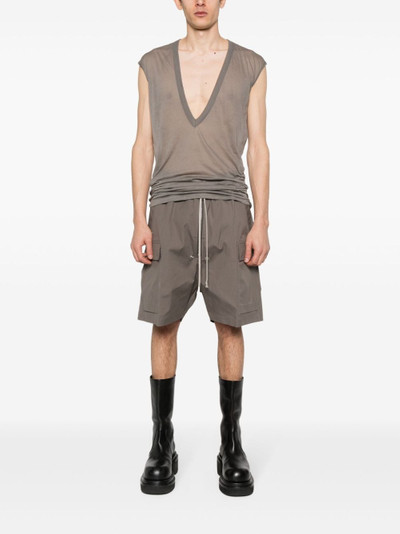 Rick Owens drawstring cargo shorts outlook