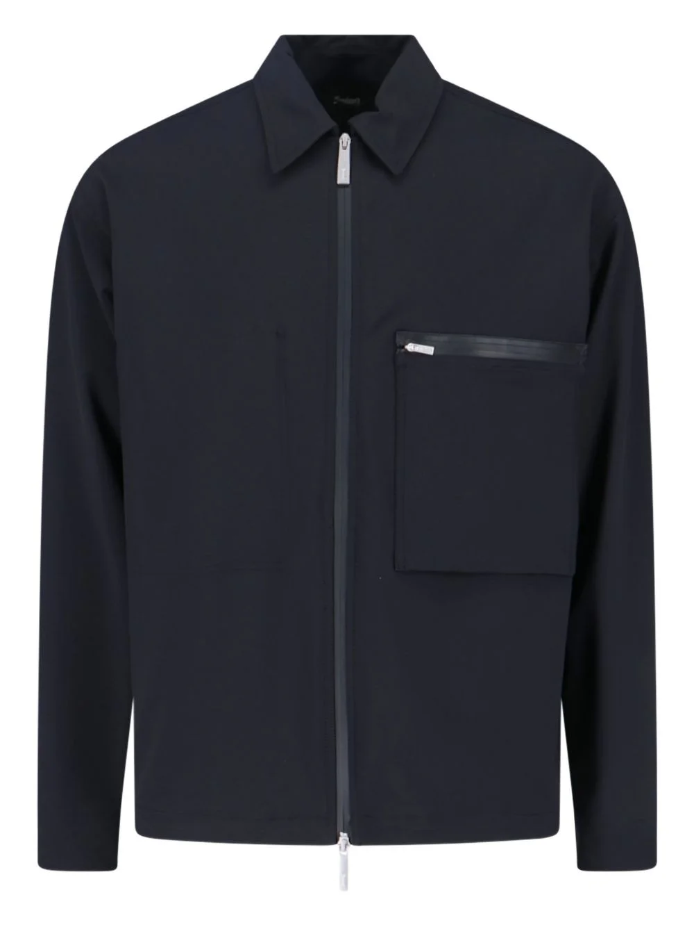 zip-pocket shirt jacket - 1