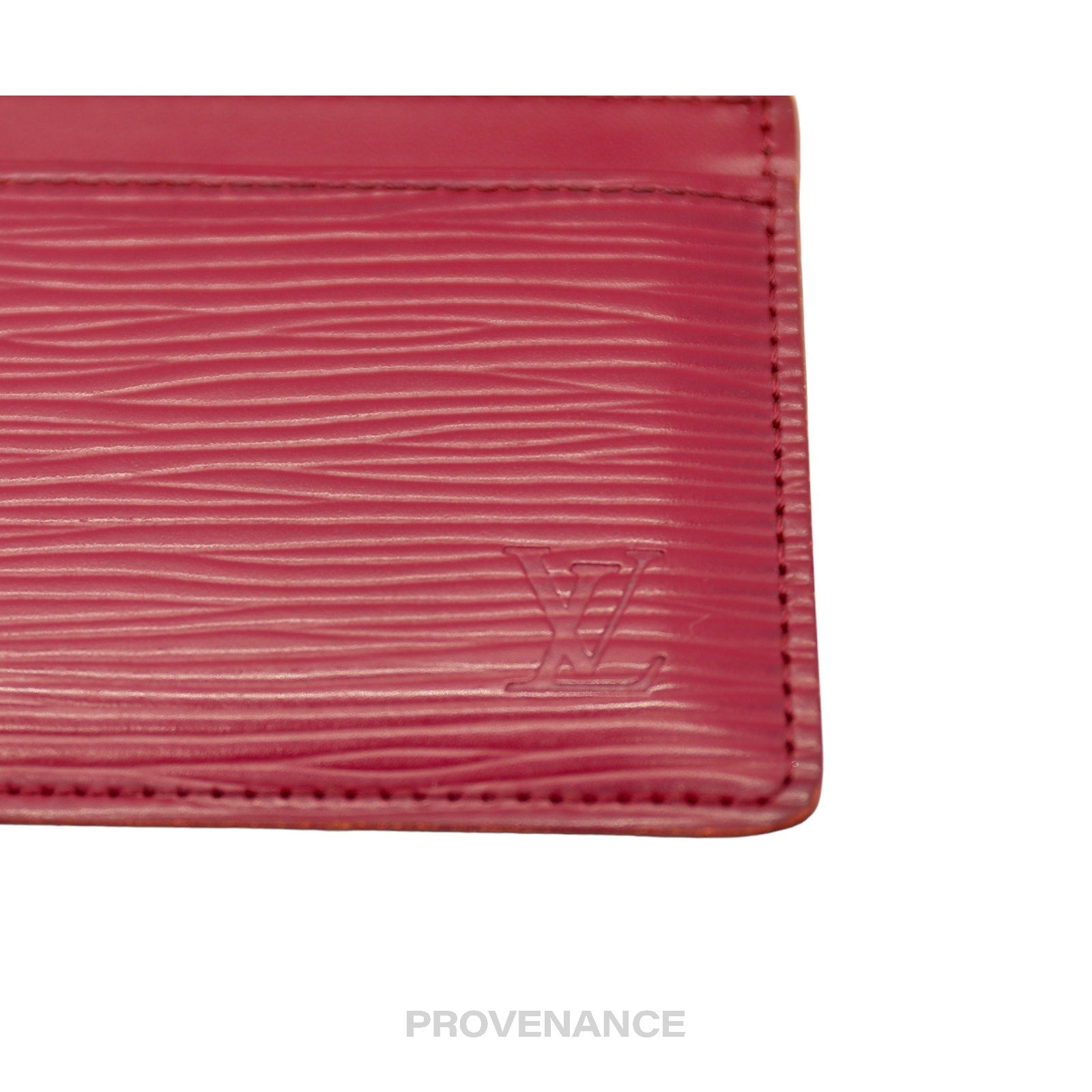 Louis Vuitton Card Holder Wallet - Fuchsia Epi Leather - 7