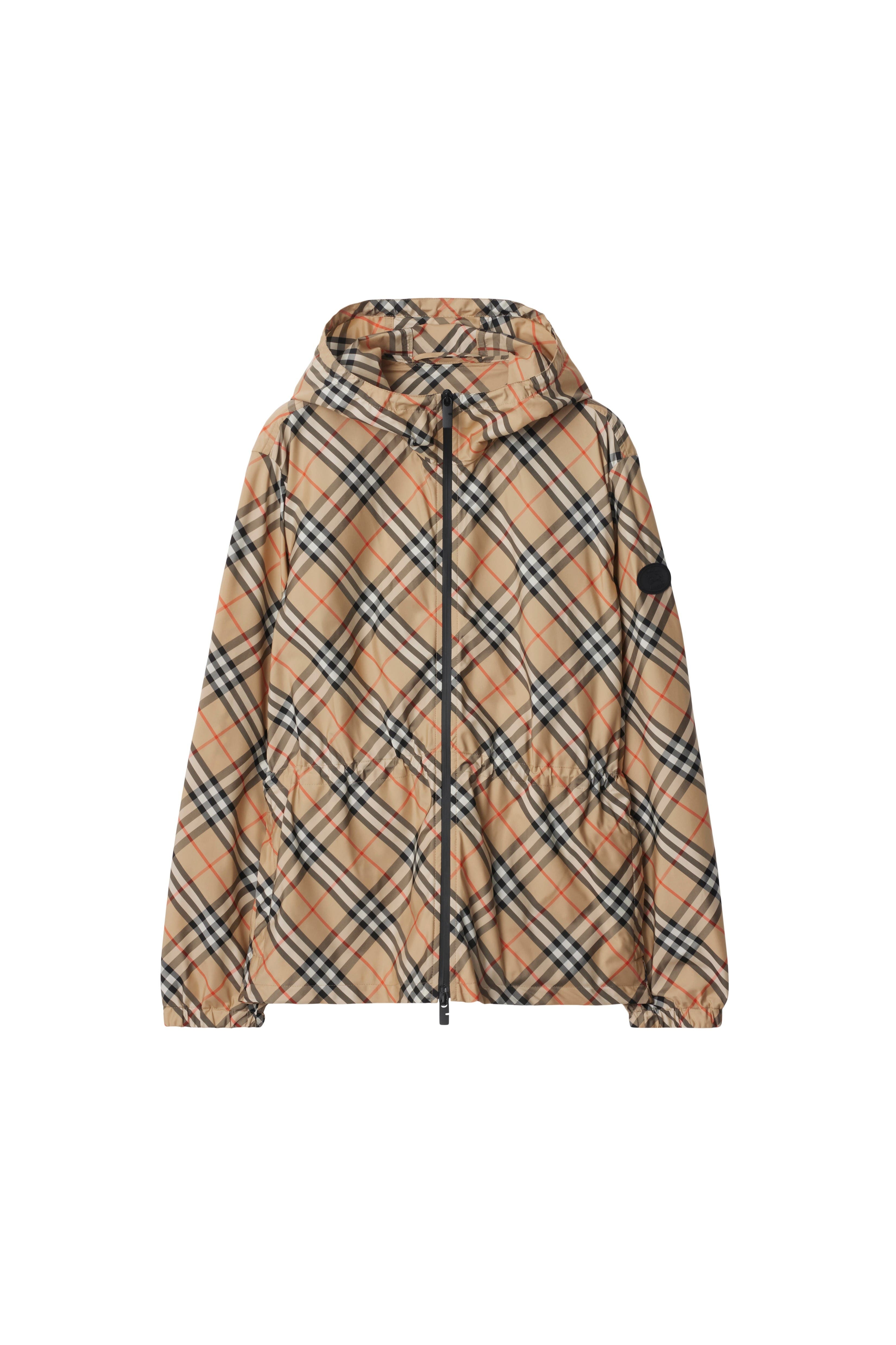 burberry Check Lightweight Jacket in Sand at Nordstrom - 2