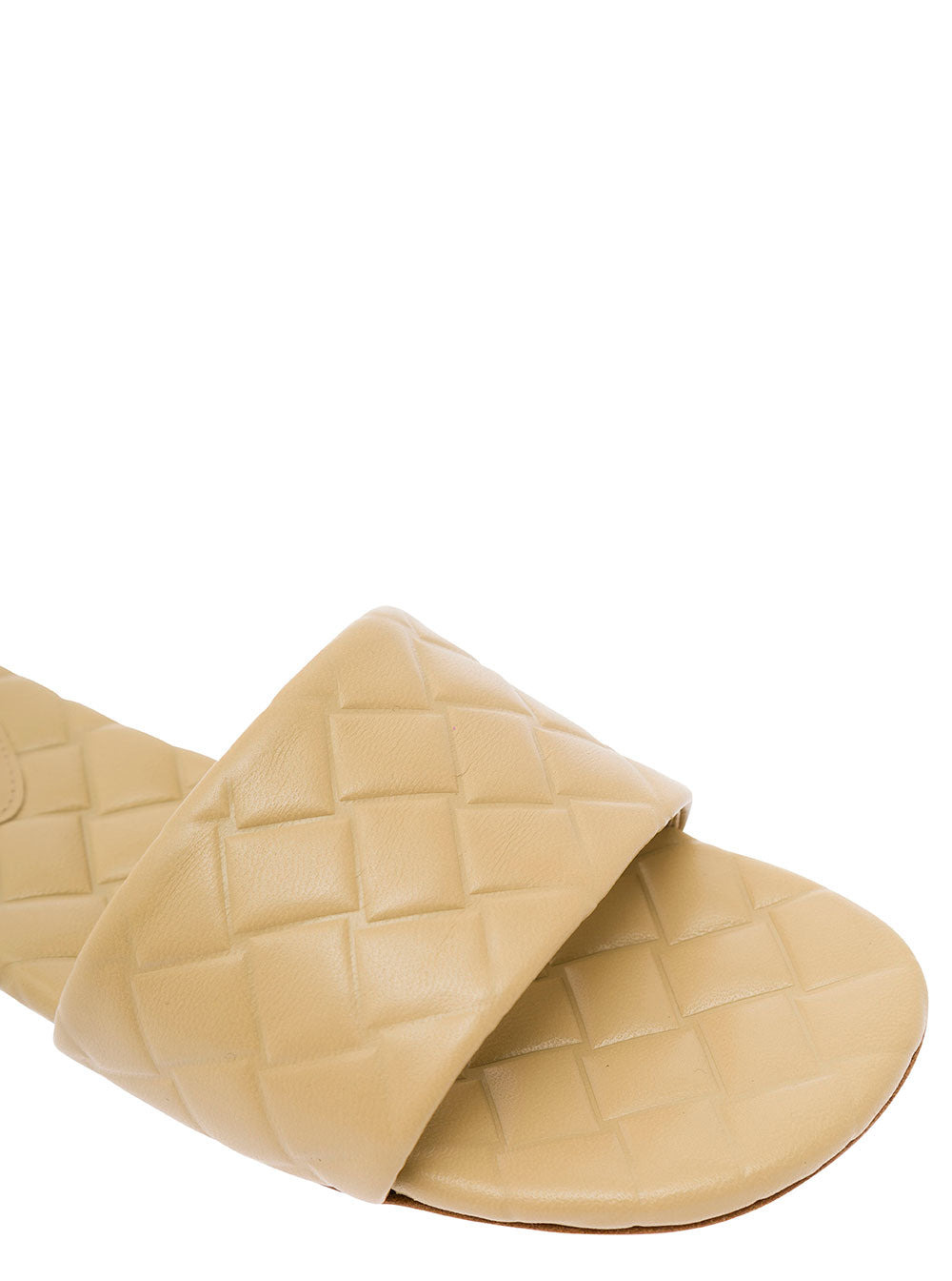 Bottega Veneta Women 'Slide Amy' Beige Sandals With Intreccio Motif In Leather Woman - 4