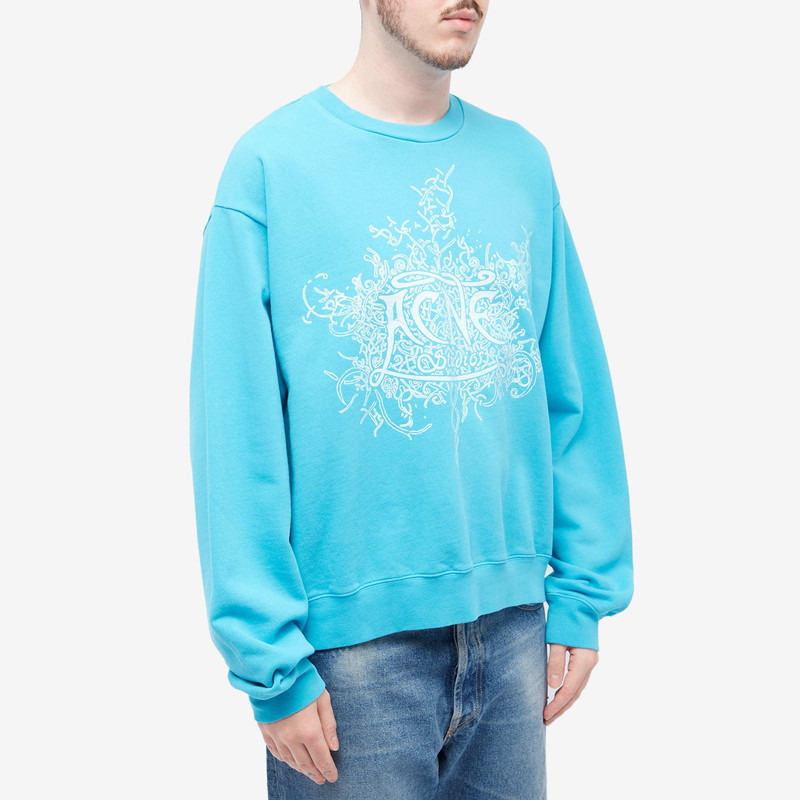 Acne Studios Franzisko Devil Logo Crew Sweat 2