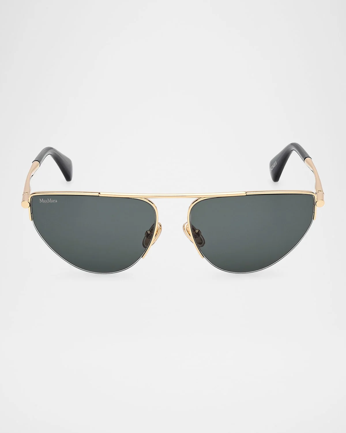 Metal Cat-Eye Sunglasses - 1