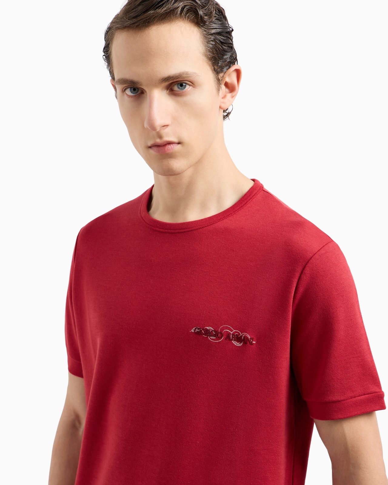 CHINESE NEW YEAR COLLECTION COTTON AND SILK CREW-NECK T-SHIRT - 5
