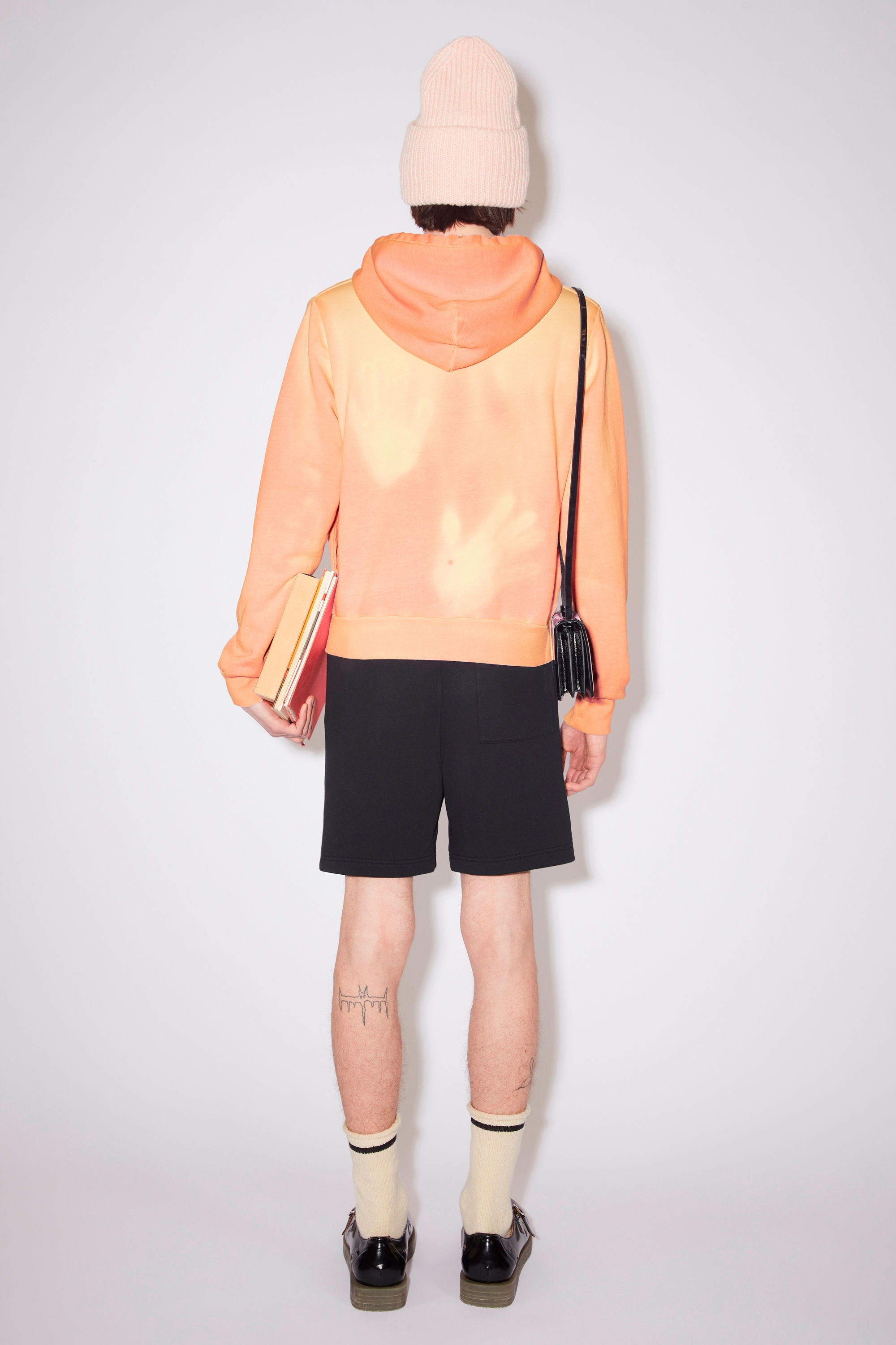 Heat reactive hooded sweatshirt - Orange/yellow - 3