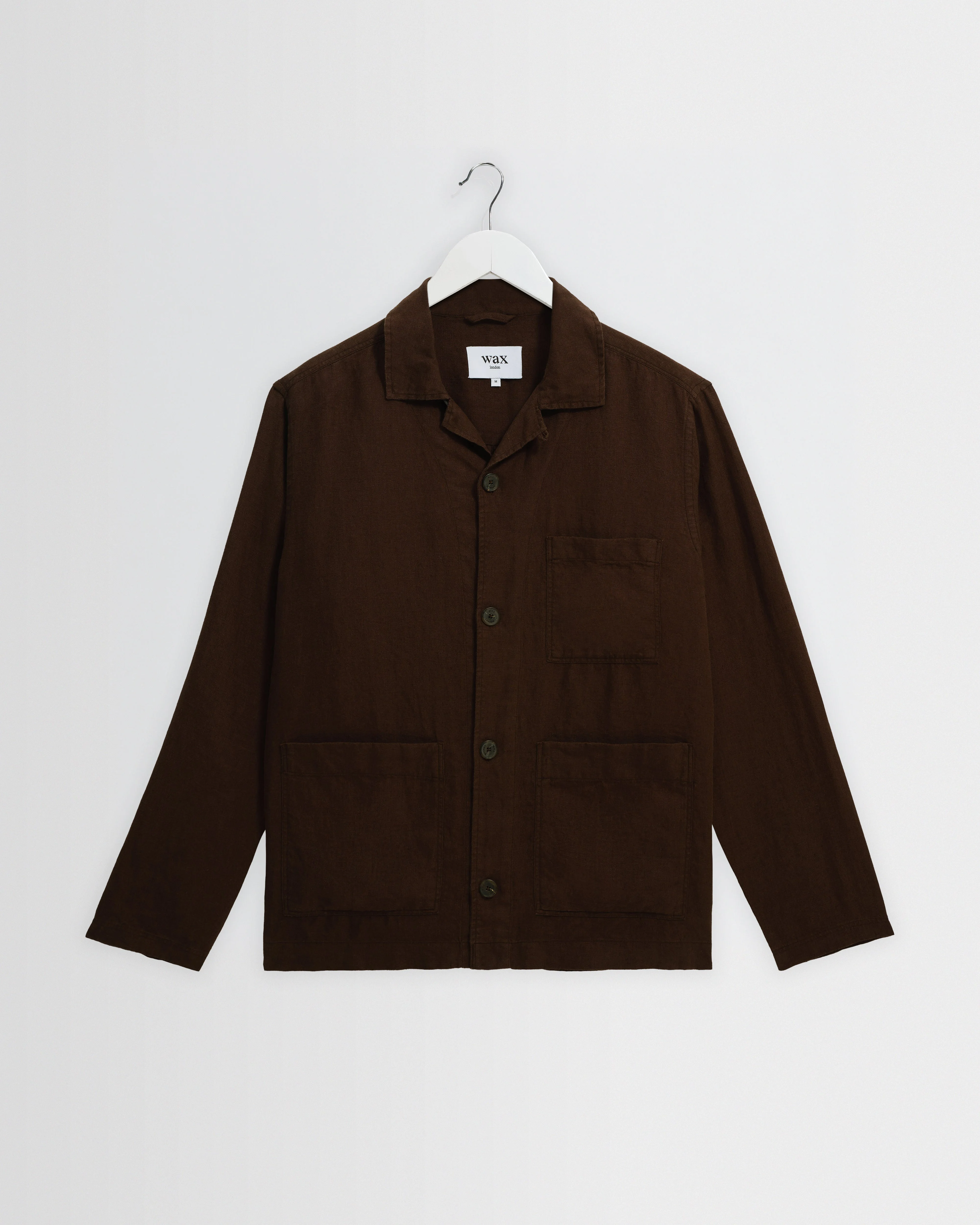 Kimpton - Brown Washed Linen Jacket - 1