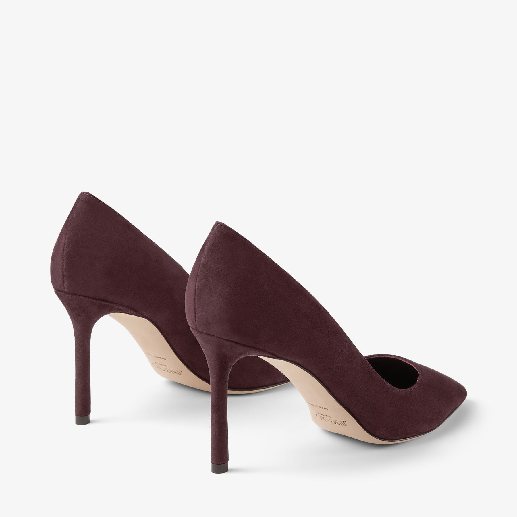 Romy 85
Deep Merlot Tonal Suede Pumps - 4