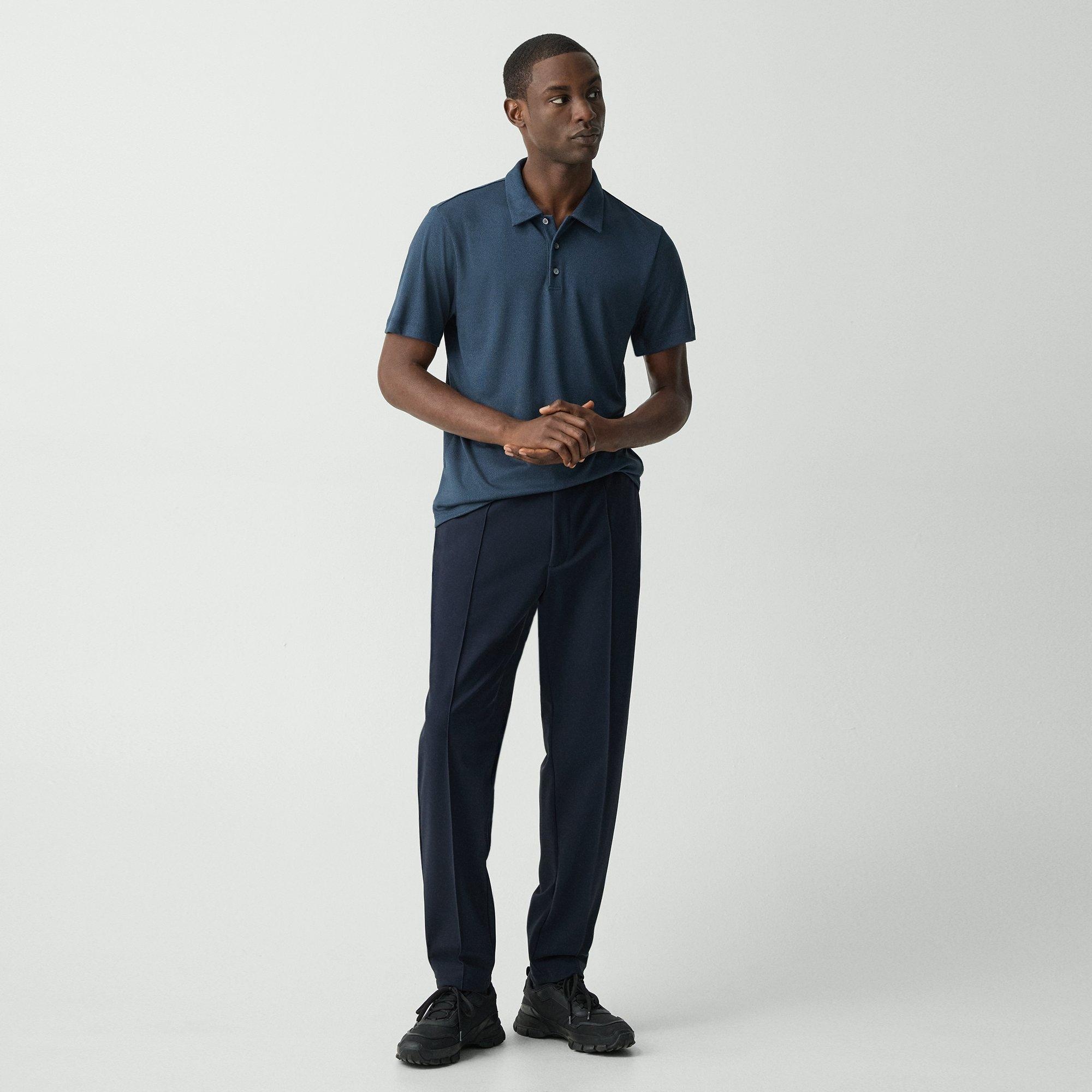 Bron Polo Shirt in Anemone Modal Jersey - 6