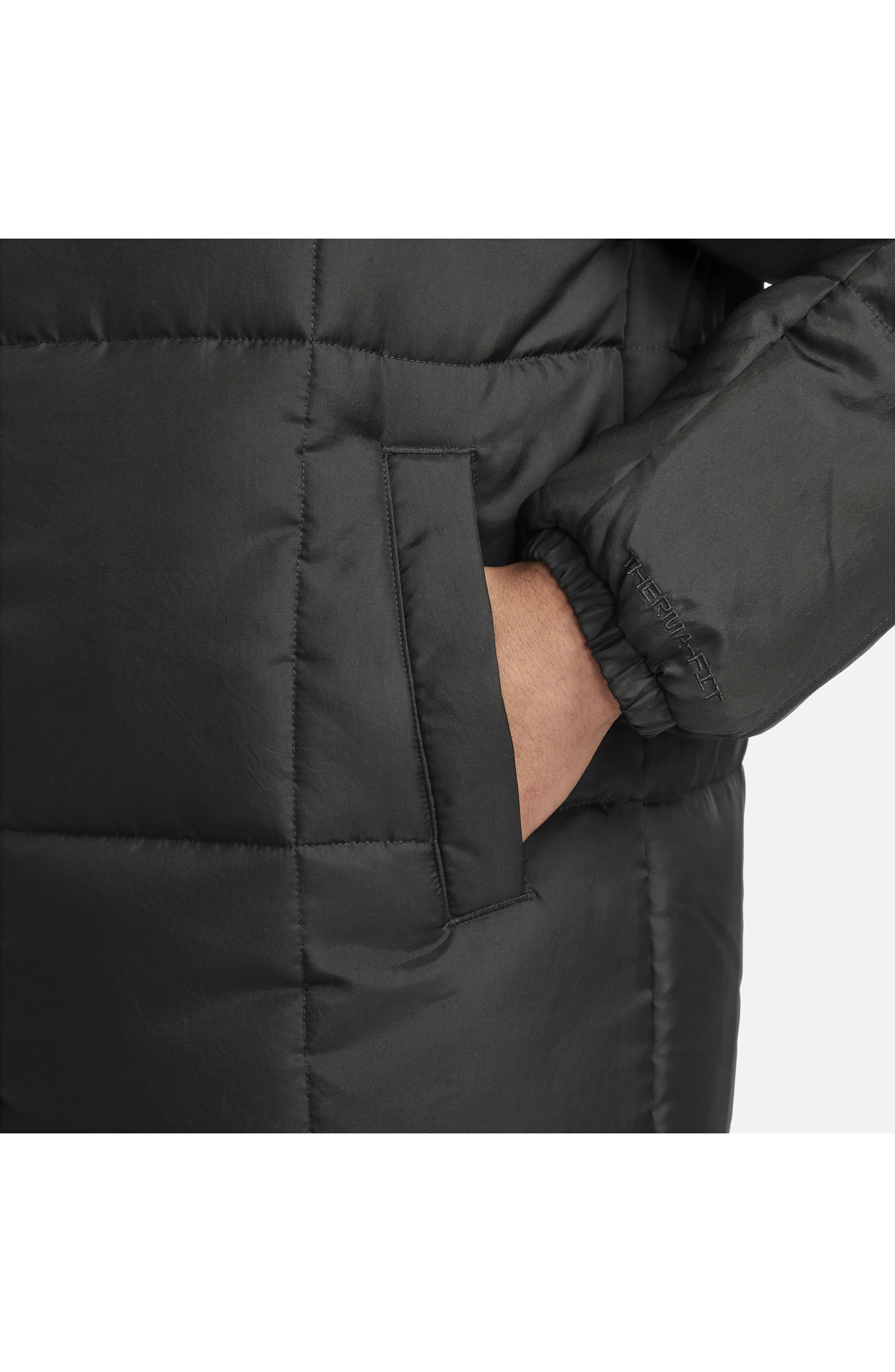 Sportswear Therma-FIT Classic Puffer Parka in Black/White - 5