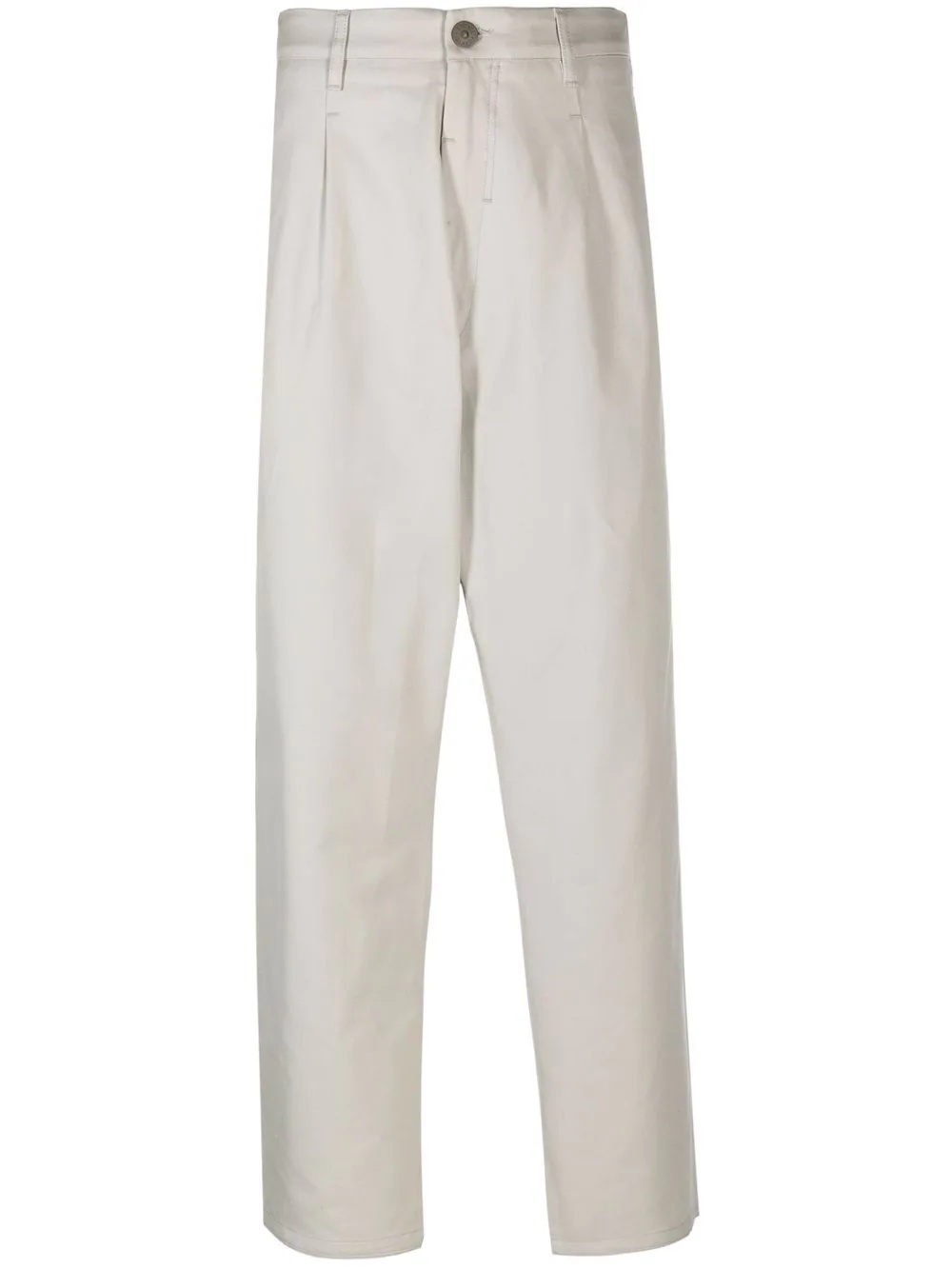 straight-leg cotton chinos - 1