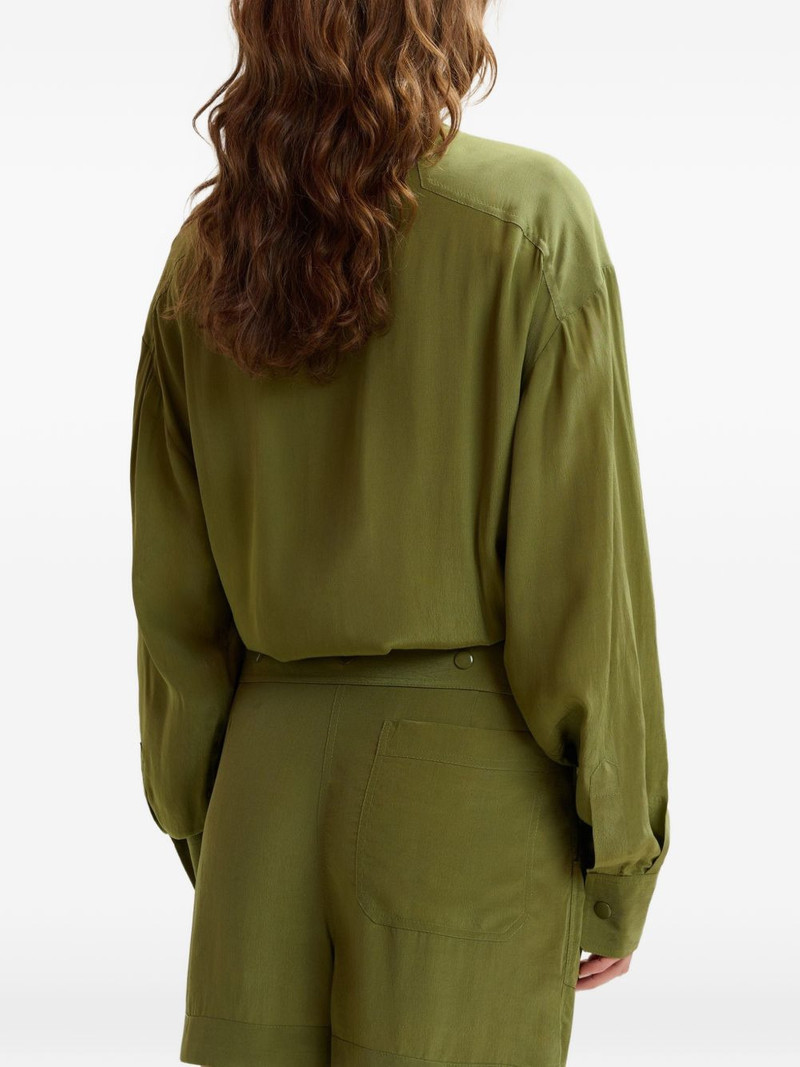 chest-pockets button-up maxi dress 6