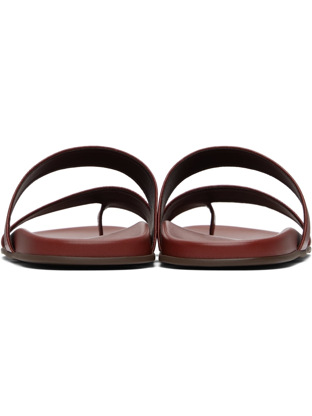 Burgundy Hugh Sandals - 2