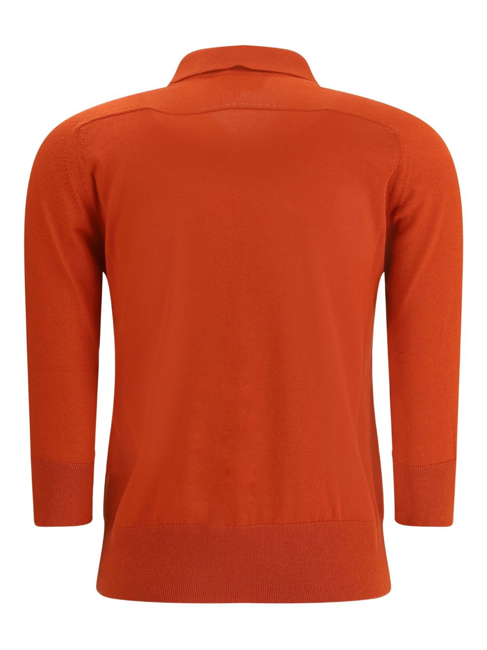 polo-neck three-quarter sleeve sweater - 2