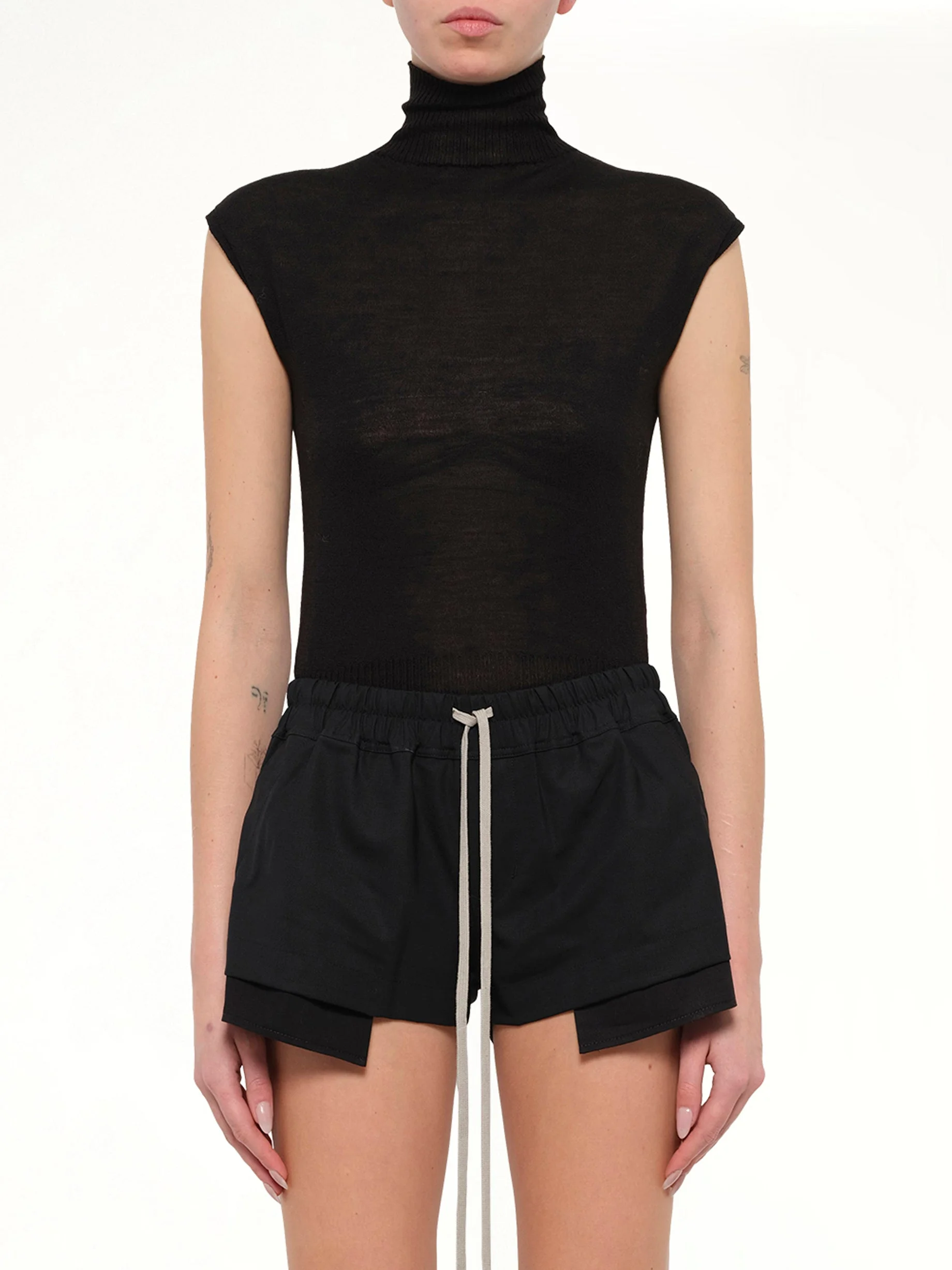 Woven Wool FOG Boxers in Black - 1