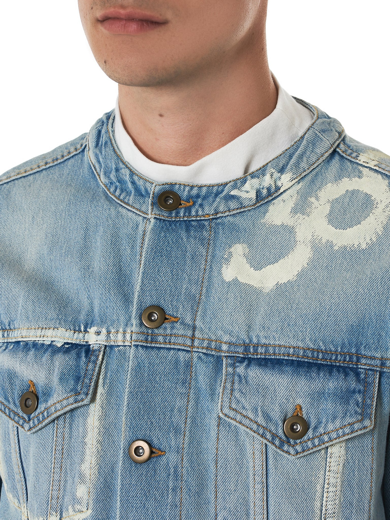 Printed Denim Jacket - 4