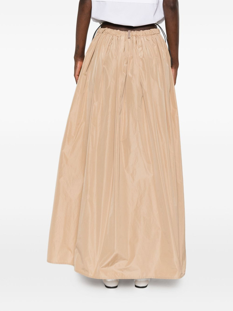 drawstring gathered maxi skirt 4